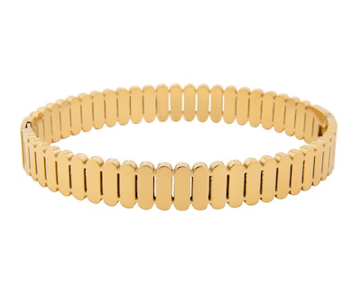 Foto 1 | Pulsera Joyas Plafer Dorada de Acero Inoxidable