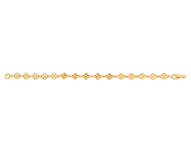 Foto 2 pulgar | Pulsera De Chapa De Oro 18k Joyas Plafer 2140p-ch Dorada
