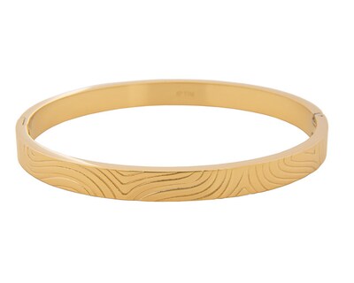 Foto 1 | Pulsera Joyas Plafer Dorada de Acero Inoxidable