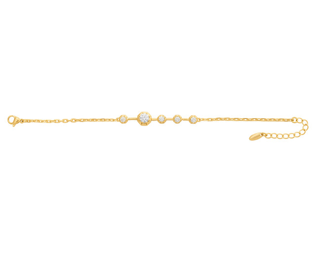 Pulsera de Chapa de Oro 18k Joyas Plafer 2135p-ch Dorada