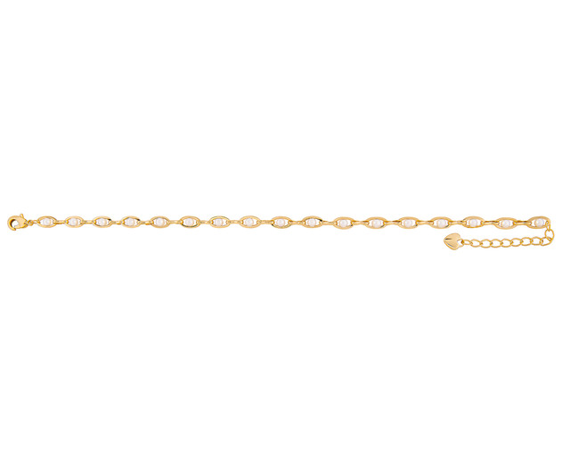 Foto 2 pulgar | Pulsera De Chapa De Oro 18k Joyas Plafer 2145p-ch Dorada