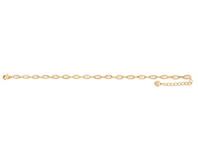Foto 1 | Pulsera De Chapa De Oro 18k Joyas Plafer 2145p-ch Dorada