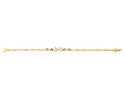 Foto 1 | Pulsera De Chapa De Oro 18k Joyas Plafer 2141p-ch Dorada