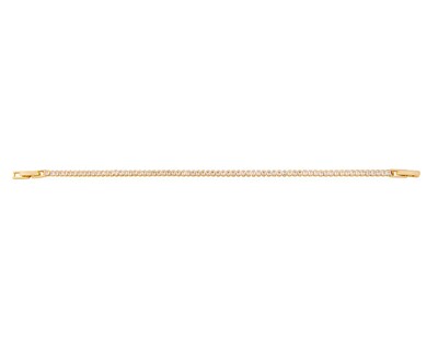 Foto 1 | Pulsera De Chapa De Oro 18k Joyas Plafer 2142p-ch Dorada