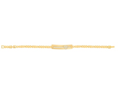 Foto 1 | Pulsera De Chapa De Oro 18k Joyas Plafer 2139p-ch Dorada