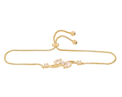 Foto 1 | Pulsera De Chapa De Oro 18k Joyas Plafer 2149p-ch Dorada