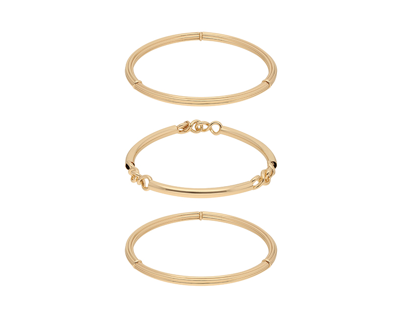 Foto 1 | Pulsera Nine West 19b01212 Color Dorado Multipulsera