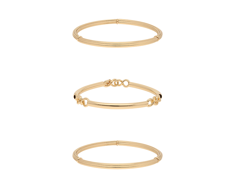 Foto 2 | Pulsera Nine West 19b01212 Color Dorado Multipulsera