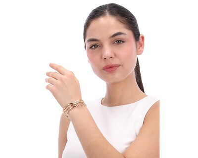 Foto 3 | Pulsera Nine West 19b01212 Color Dorado Multipulsera
