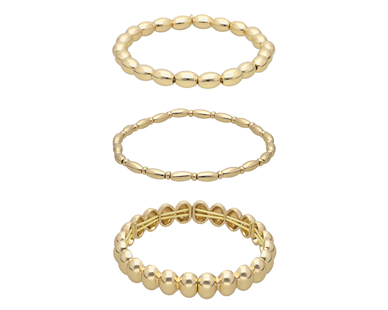 Foto 2 pulgar | Pulsera Nine West 19b01104 Color Dorado Multipulsera
