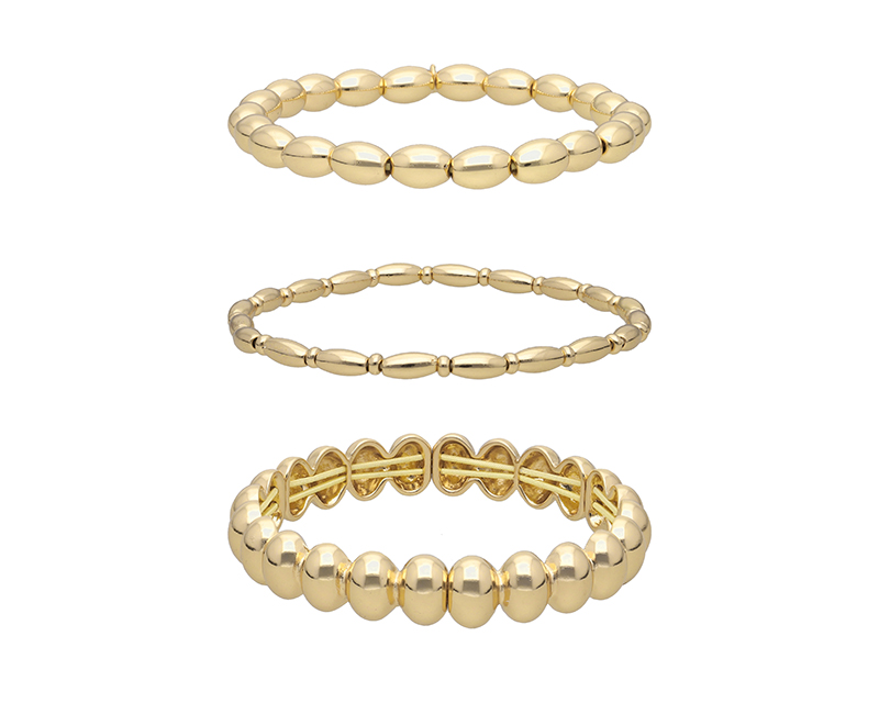 Foto 3 pulgar | Pulsera Nine West 19b01104 Color Dorado Multipulsera