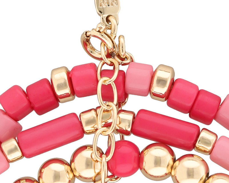 Foto 3 pulgar | Pulsera Nine West Nw19b01083 Color Rosa Corazón