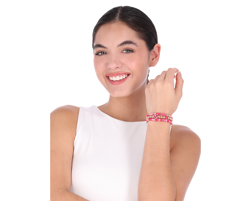 Foto 3 | Pulsera Nine West Nw19b01083 Color Rosa Corazón
