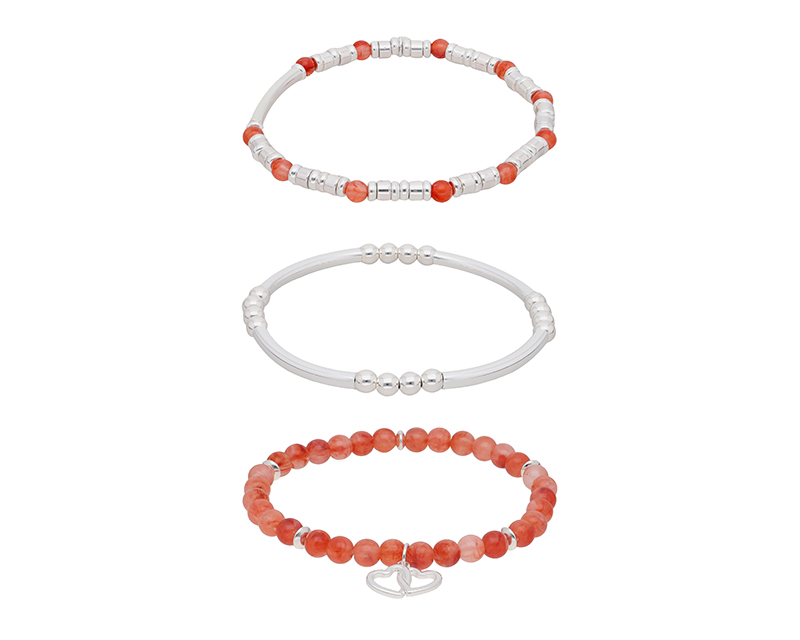 Foto 1 | Pulsera Nine West Nw19b01084 Color Naranja Corazón