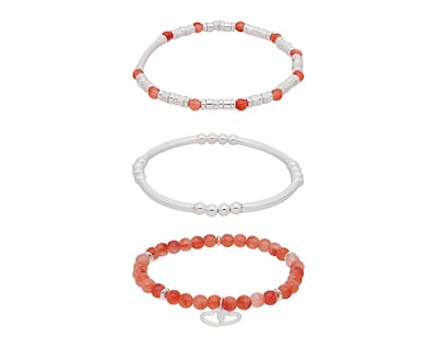 Foto 1 | Pulsera Nine West Nw19b01084 Color Naranja Corazón