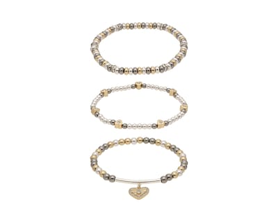 Foto 1 | Pulsera Nine West 19b01203 Color Bitono Multipulsera