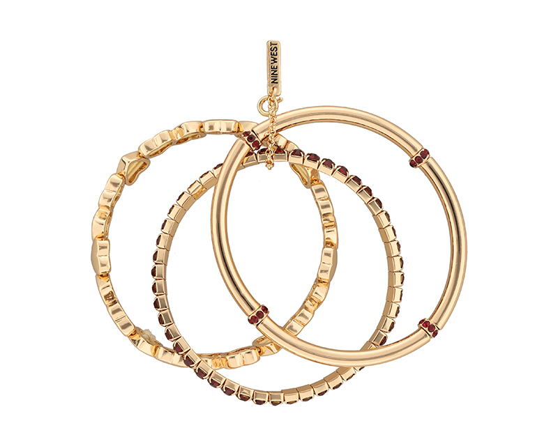 Foto 1 | Pulsera Nine West 19b01102 Color Dorado Multipulsera