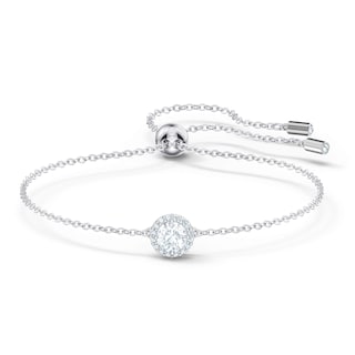Foto 1 | Pulsera Swarovski Una Angelic Con Cristales Transparentes Rhodium Pla - Venta Internacional.