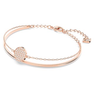 Foto 2 | Brazalete Swarovski Sublima En Tono Oro Rosa Con Cristales - Venta Internacional.