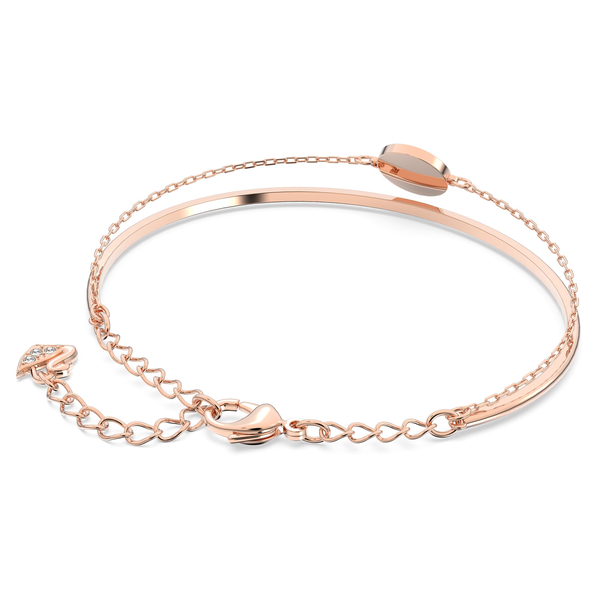 Foto 5 pulgar | Brazalete Swarovski Sublima En Tono Oro Rosa Con Cristales - Venta Internacional.
