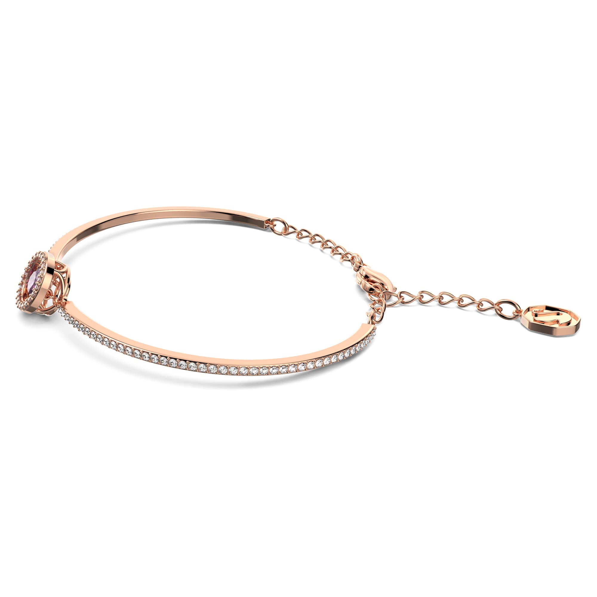 Foto 5 pulgar | Brazalete Swarovski Sparkling Dance Con Cristal Morado - Venta Internacional.