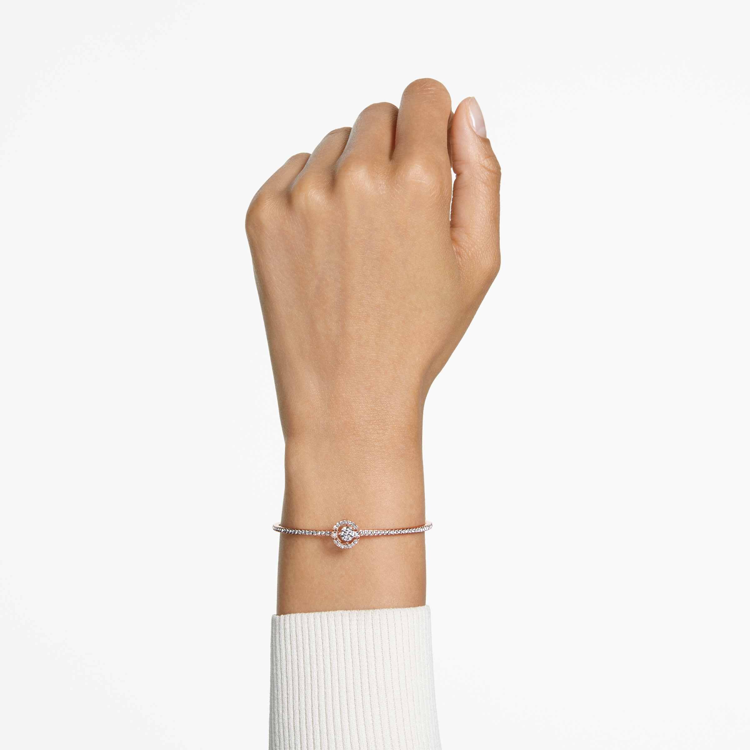 Foto 5 pulgar | Set De Joyas Swarovski Una Para Mujer Con Cristal De Oro Rosa - Venta Internacional.