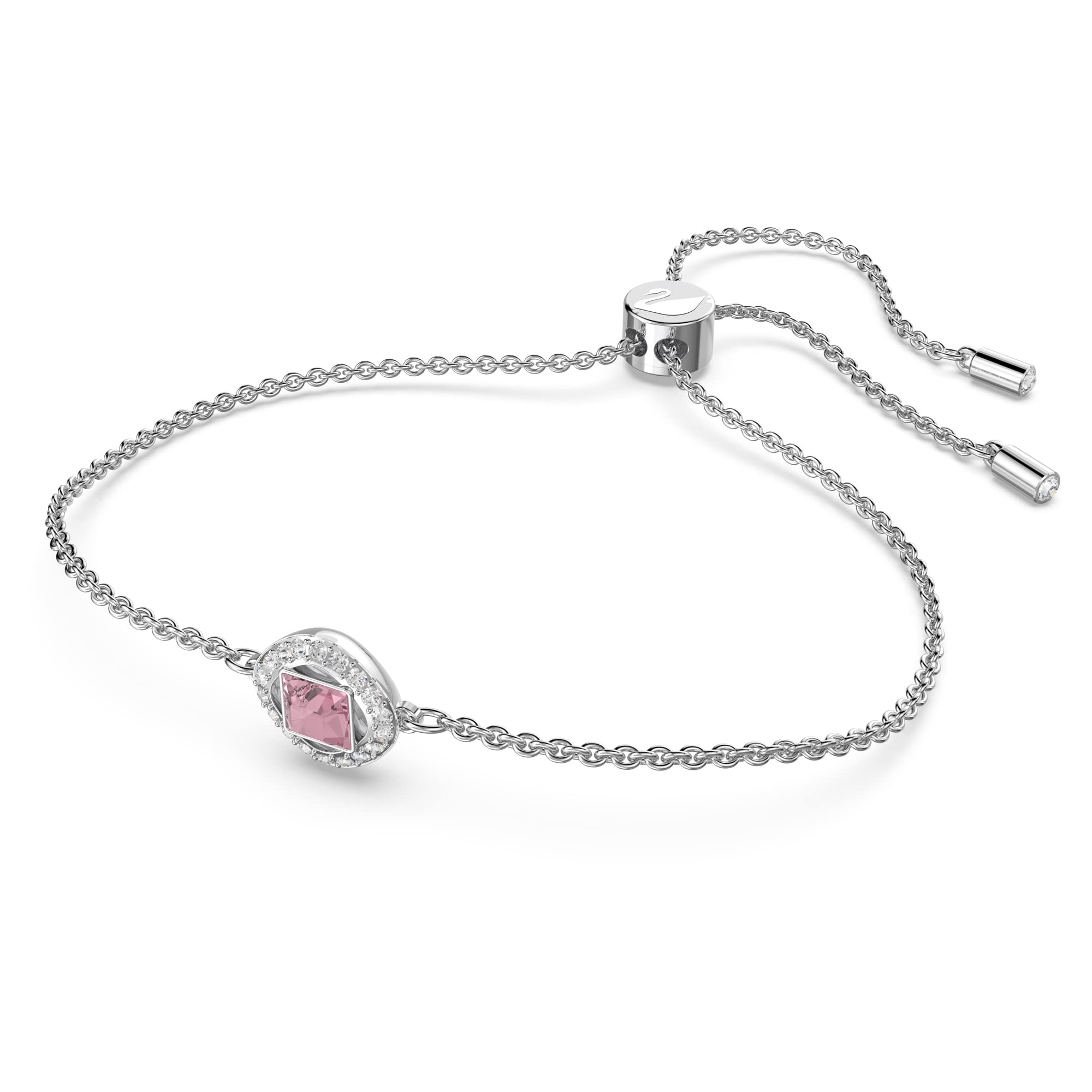 Foto 3 | Pulsera Swarovski Una Angelic Con Cristales Rosas Y Transparentes - Venta Internacional.
