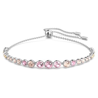 Foto 1 | Pulsera De Tenis De La Colección Emily De Swarovski Con Cristales Rosas Y Azules - Venta Internacional.