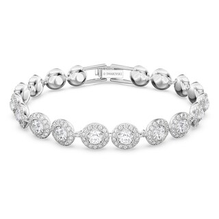 Foto 1 | Pulsera De Tenis Swarovski Una Angelic Con Cristales Transparentes - Venta Internacional.