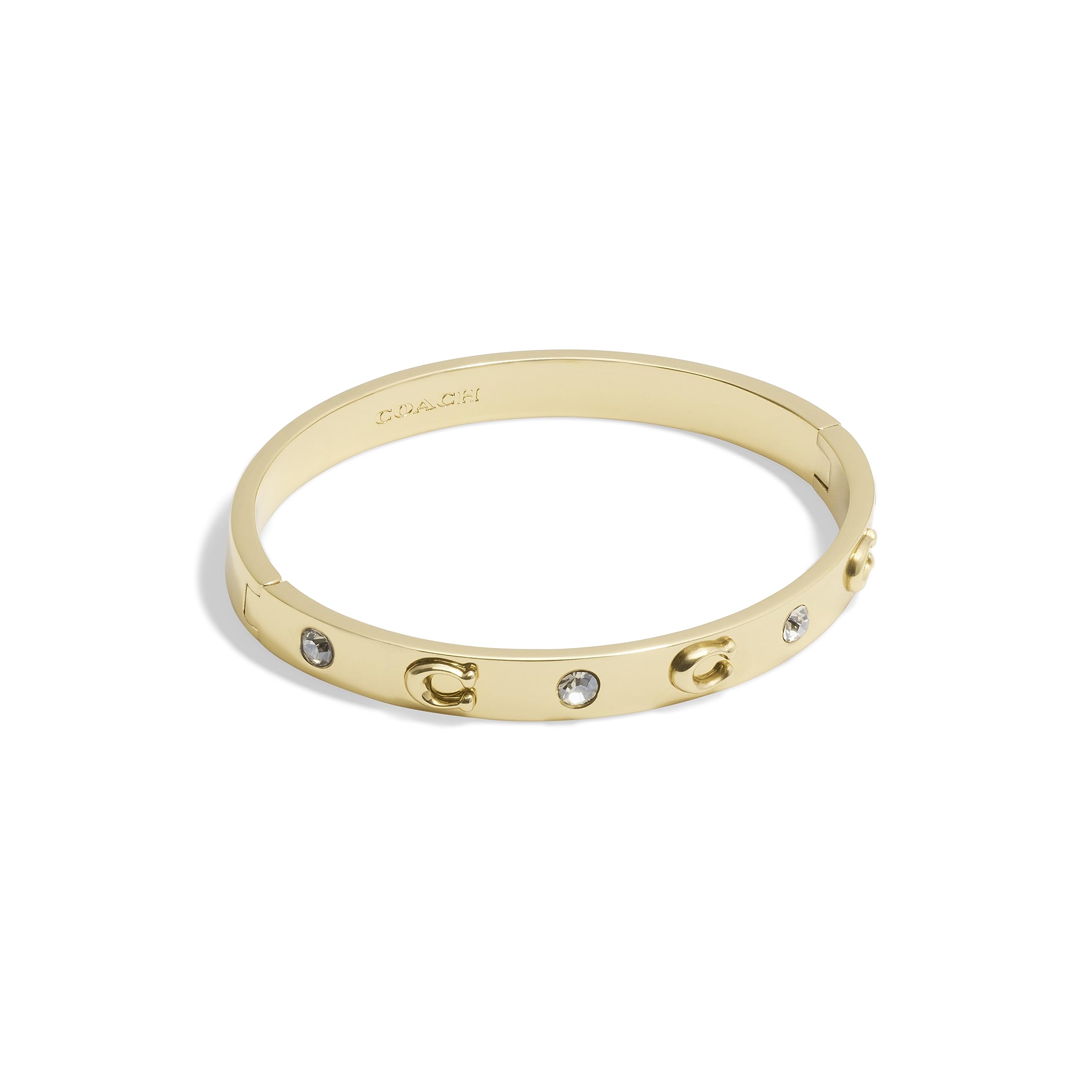 Foto 2 pulgar | Brazalete Con Bisagras Bracelet Coach Signature Con Logo C Para Mujer - Venta Internacional.