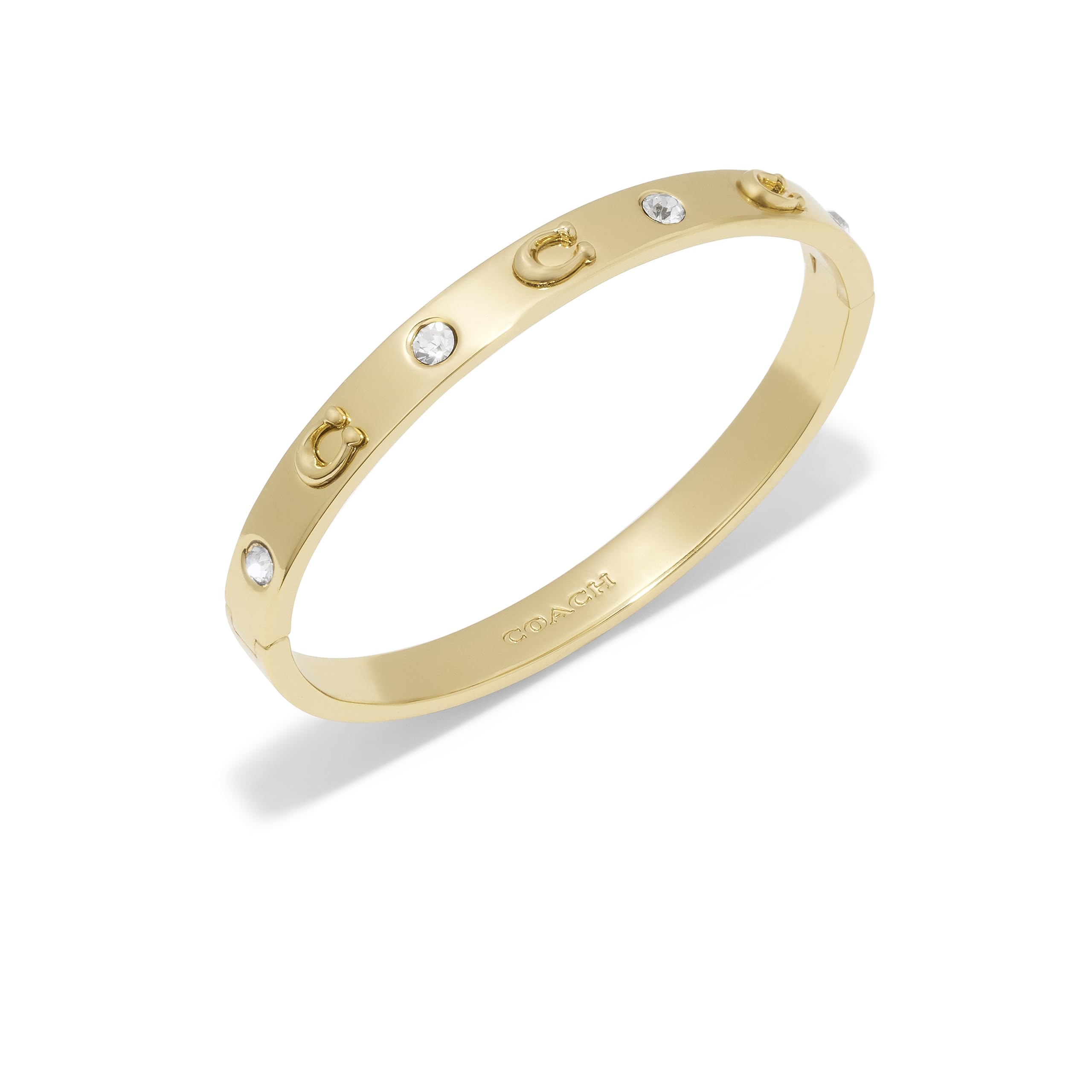 Foto 3 pulgar | Brazalete Con Bisagras Bracelet Coach Signature Con Logo C Para Mujer - Venta Internacional.
