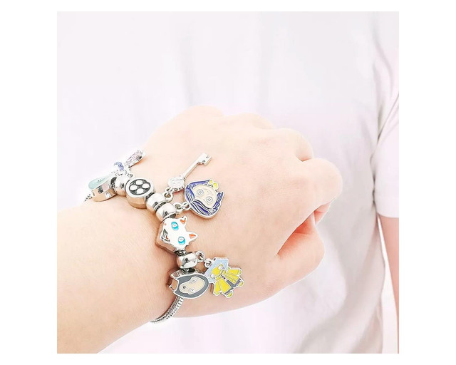 Foto 4 pulgar | Pulsera Plateada Caroline