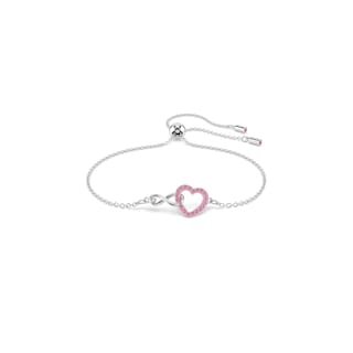 Foto 1 | Pulsera Swarovski Hyperbola Heart Infinity Rosa Rodio - Venta Internacional