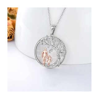 Foto 4 | Collar Árbol De La Vida, Patata E Hija, Piedra, Madre De P - Venta Internacional.