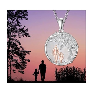 Foto 5 | Collar Árbol De La Vida, Patata E Hija, Piedra, Madre De P - Venta Internacional.