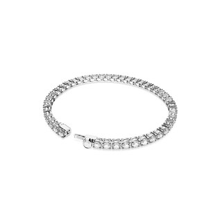 Foto 4 | Pulsera De Tenis Swarovski Matrix Con Piedras Transparentes Rhodium M - Venta Internacional.
