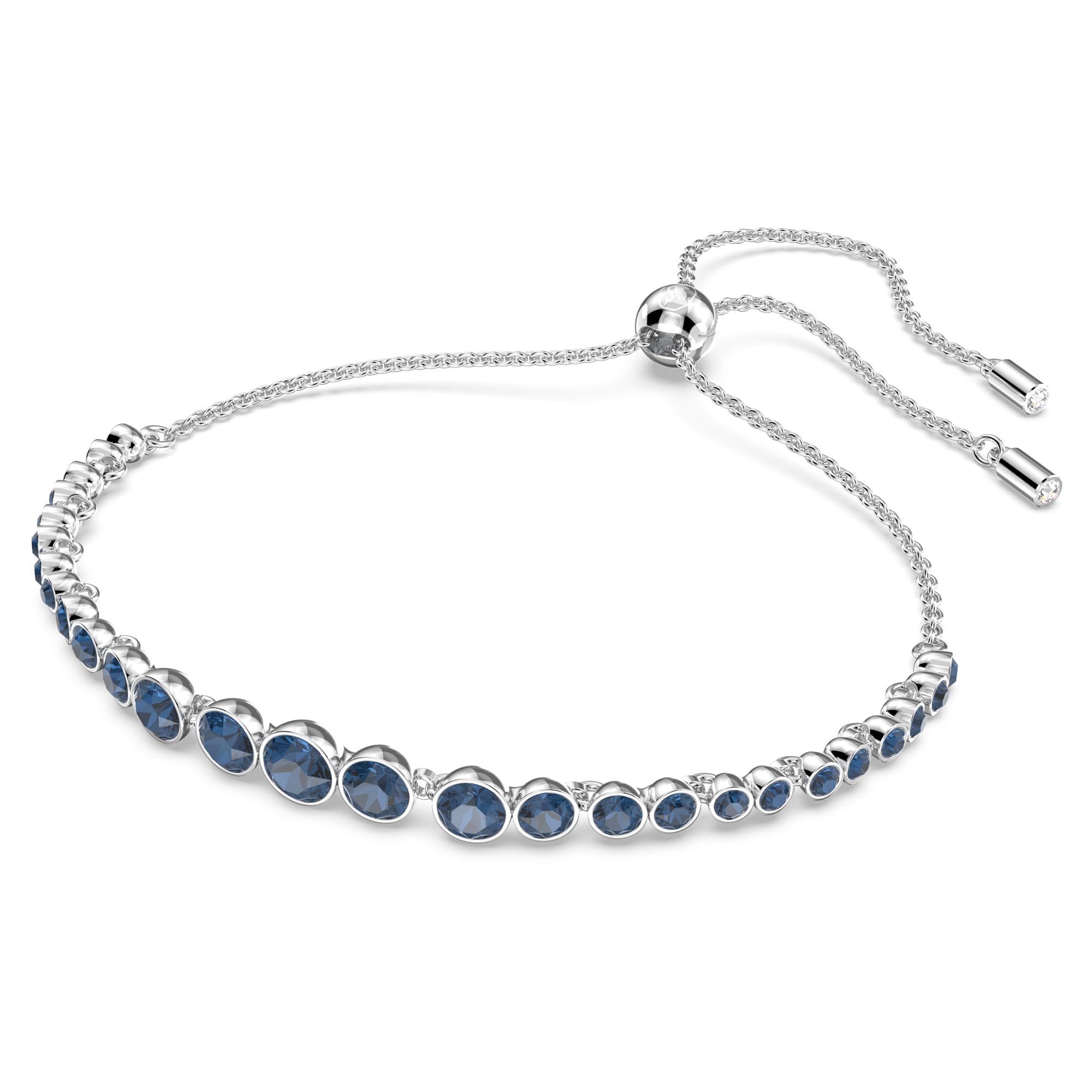 Foto 3 pulgar | Pulsera Swarovski Emily 5663394 Para Mujer Rodio Azul - Venta Internacional.