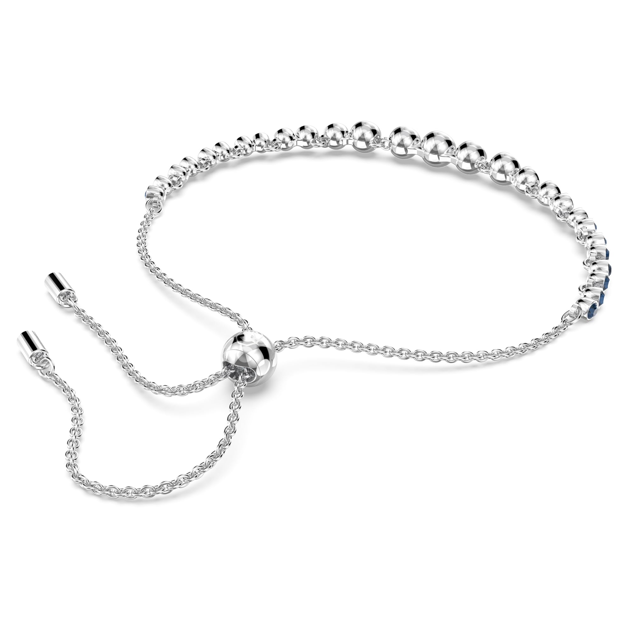 Foto 5 pulgar | Pulsera Swarovski Emily 5663394 Para Mujer Rodio Azul - Venta Internacional.