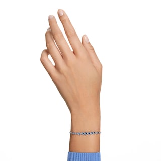 Foto 5 | Pulsera Swarovski Emily 5663394 Para Mujer Rodio Azul - Venta Internacional.