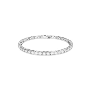 Foto 1 | Pulsera De Tenis Swarovski Matrix Con Piedras Transparentes Rhodium S - Venta Internacional.
