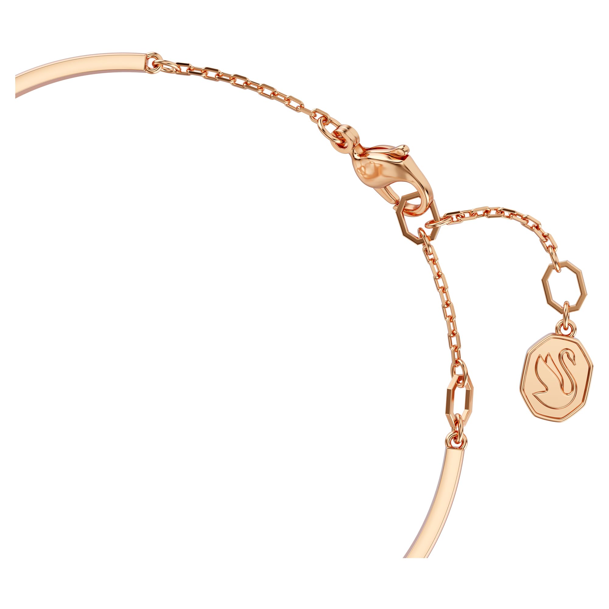 Foto 4 pulgar | Brazalete Swarovski Hyperbola Infinity En Oro Rosa - Venta Internacional.