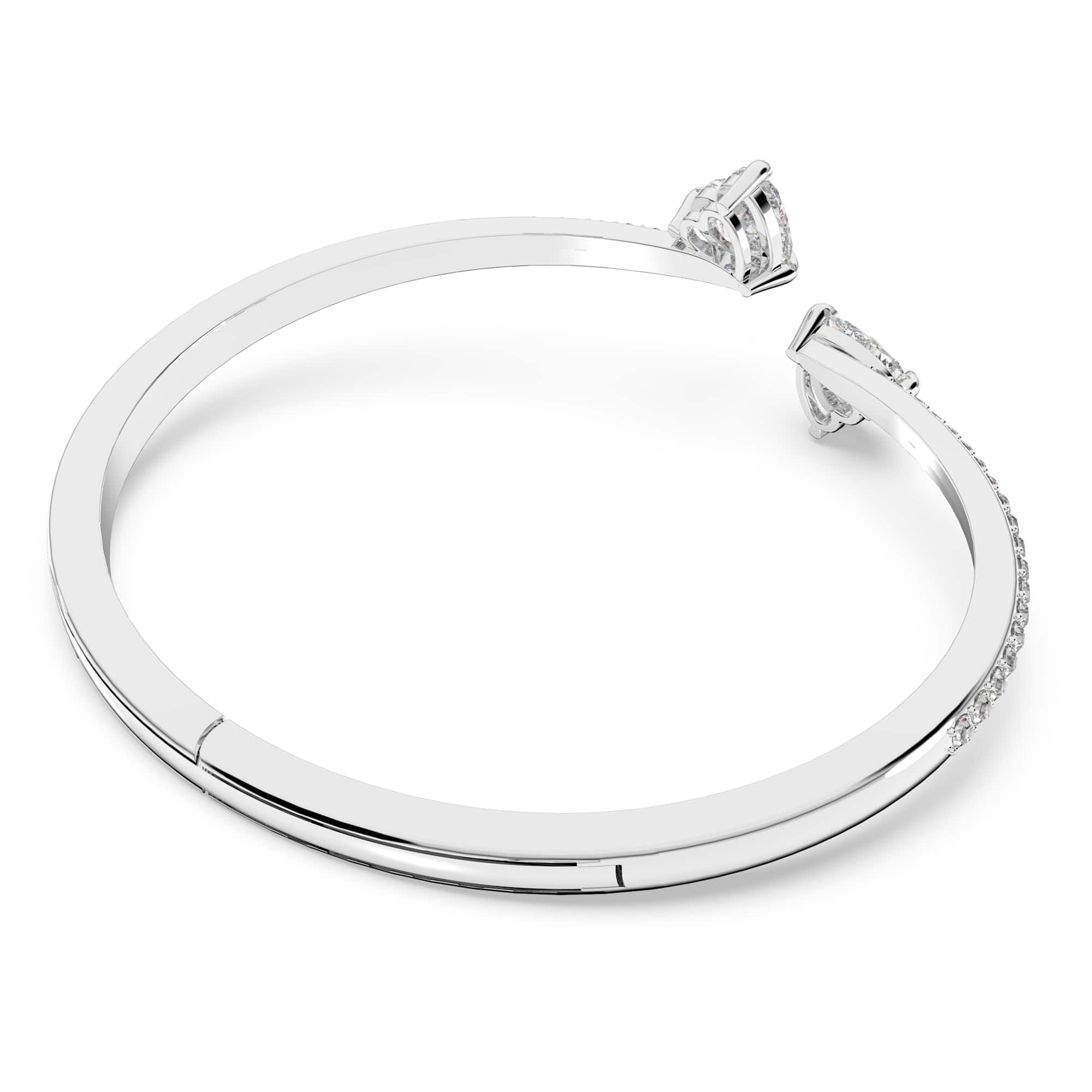 Foto 5 | Brazalete Swarovski Mesmera Con Cristales Transparentes En Forma De Corazón - Venta Internacional.