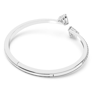 Foto 5 | Brazalete Swarovski Mesmera Con Cristales Transparentes En Forma De Corazón - Venta Internacional.