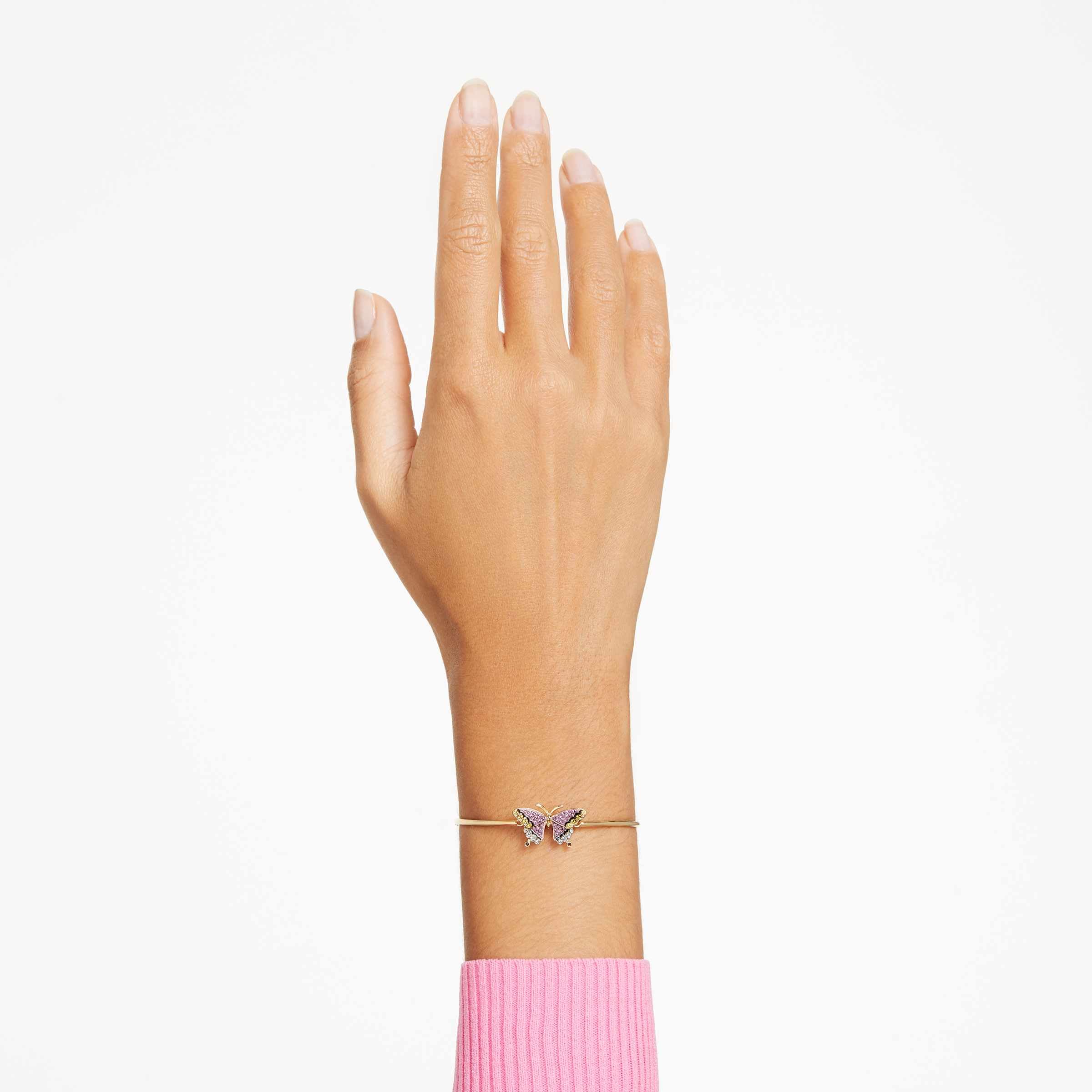 Foto 6 pulgar | Pulsera Swarovski Idyllia Con Acabado Dorado Con Forma De Mariposa - Venta Internacional.