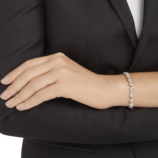 Foto 5 | Pulsera De Tenis Swarovski Una Angelic Con Cristales De Oro Rosa - Venta Internacional.
