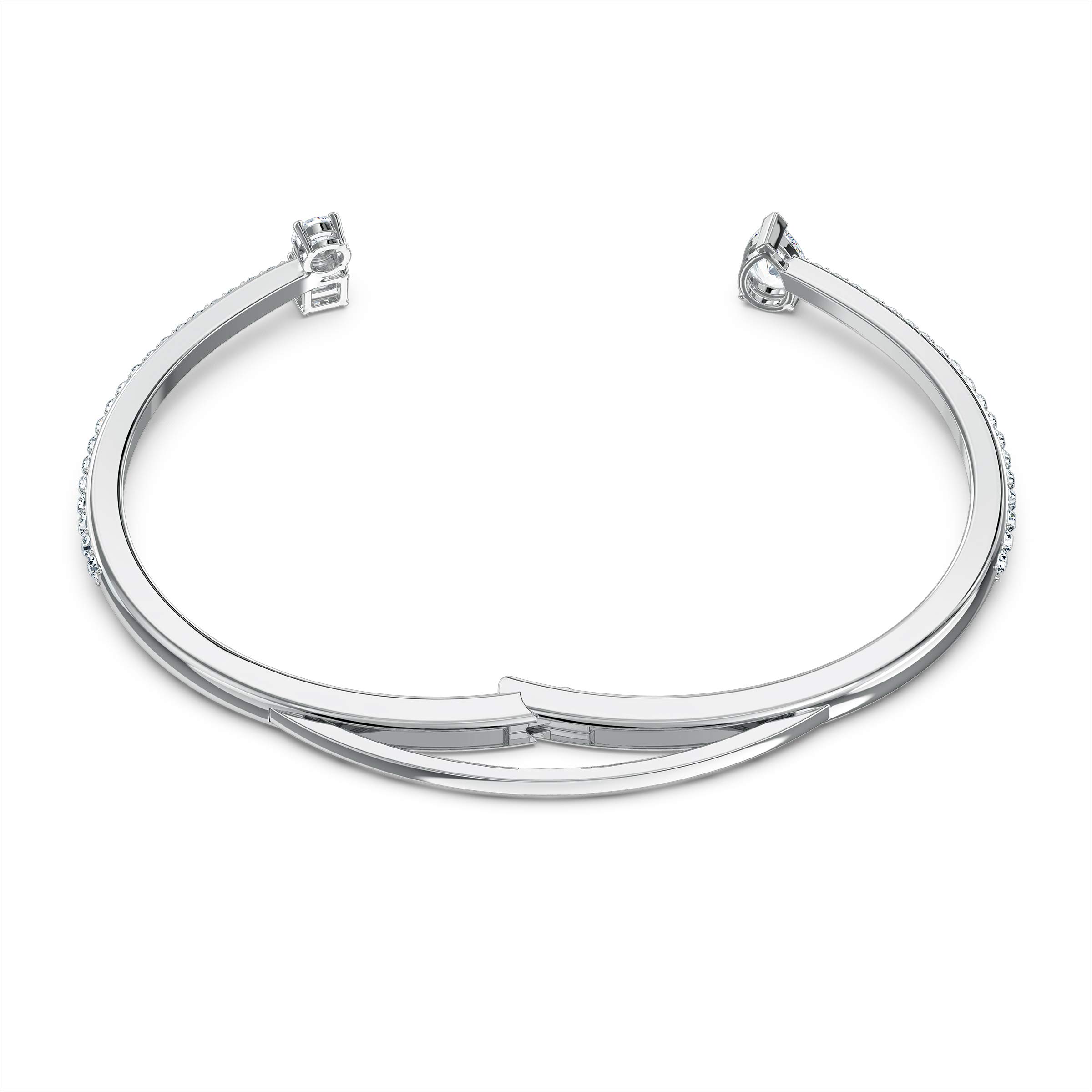 Foto 4 pulgar | Pulsera Swarovski Stilla Attract Con Cristal Transparente De Rodio - Venta Internacional.