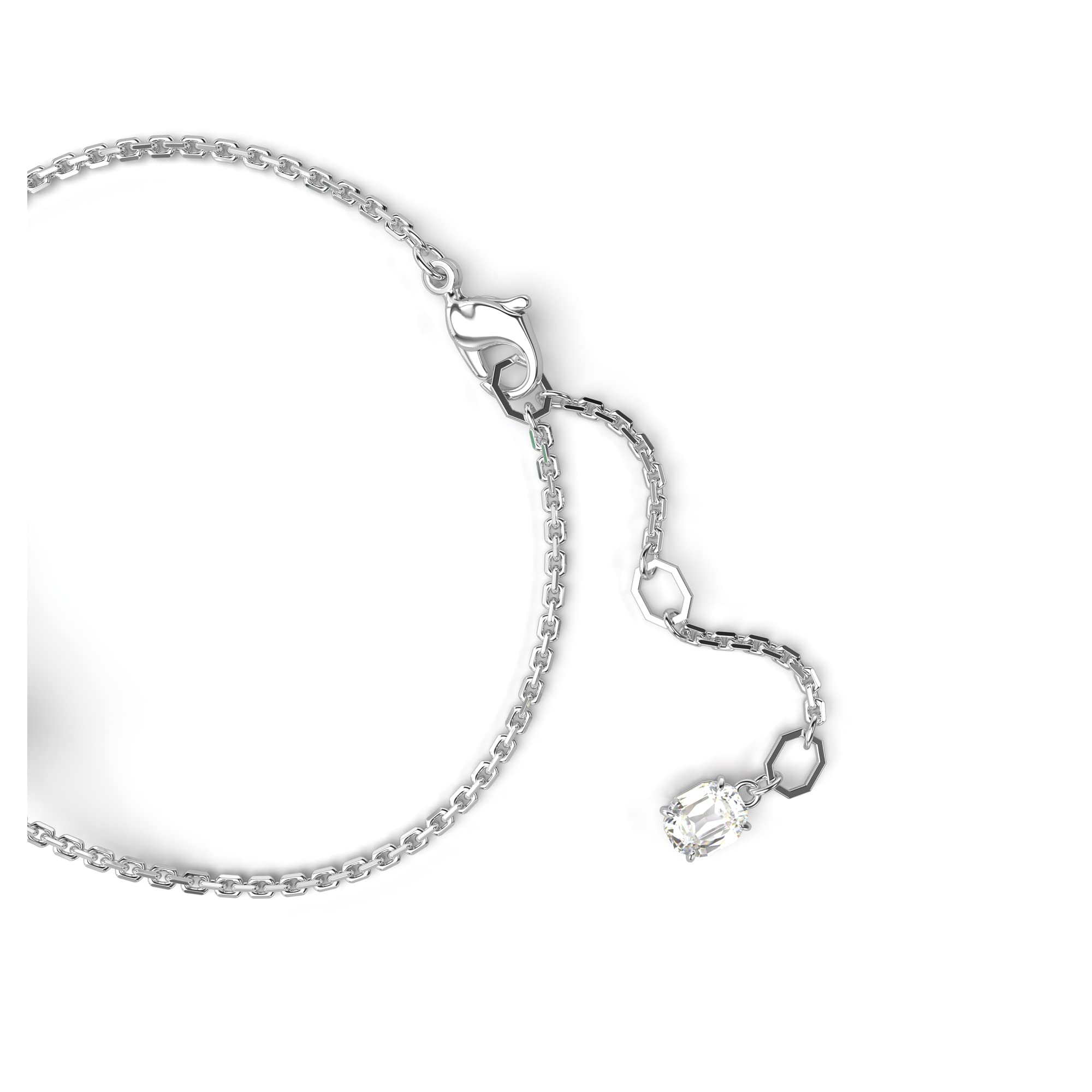 Foto 4 pulgar | Pulsera Swarovski Mesmera Con Piedras Verdes Y Transparentes Rodio - Venta Internacional.