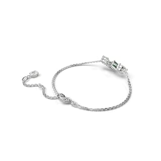 Foto 4 | Pulsera Swarovski Mesmera Con Piedras Verdes Y Transparentes Rodio - Venta Internacional.