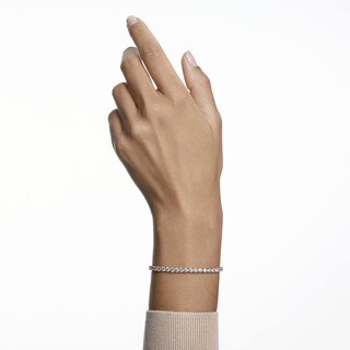 Foto 6 | Pulsera De Tenis Swarovski Tennis Deluxe Con Cristales Blancos - Venta Internacional.