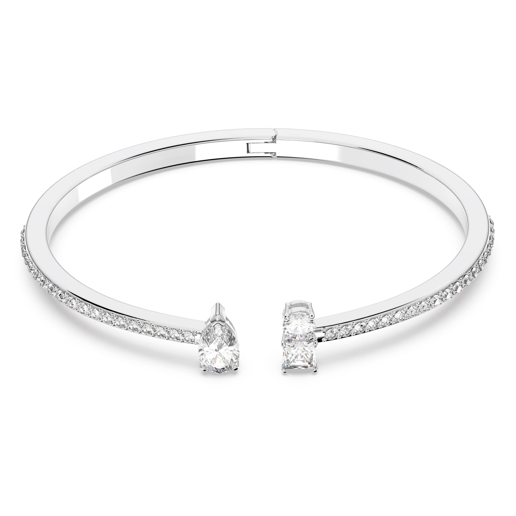 Foto 2 pulgar | Brazalete Swarovski Attract Chapado En Rodio Blanco - Venta Internacional.